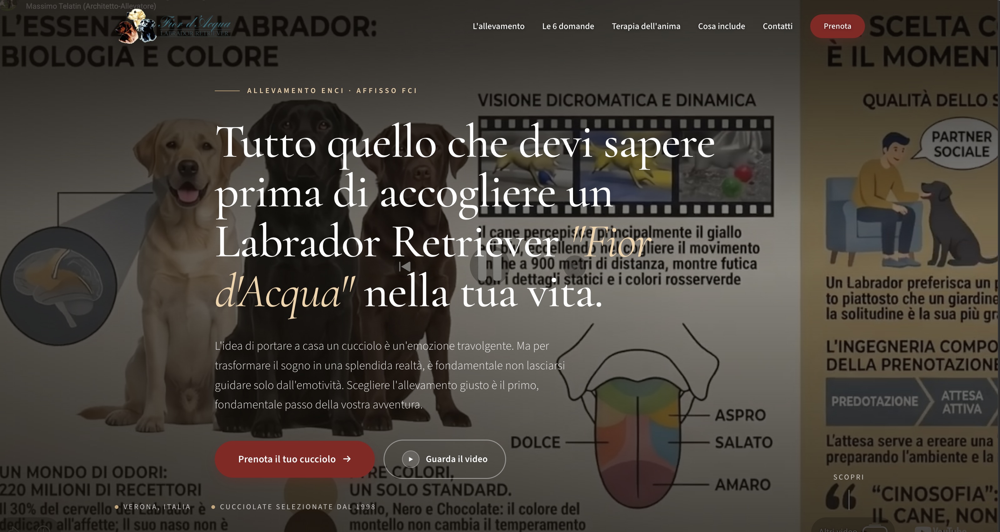 Landing Page Fior d'Acqua